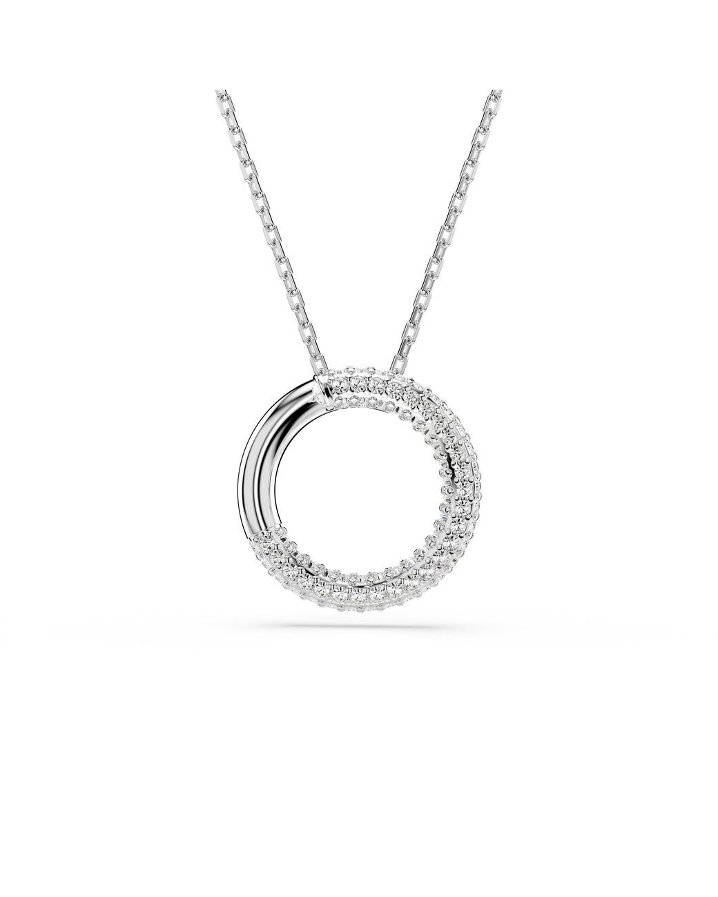 Swarovski Metallic 'Dextera' Base Metal Necklace