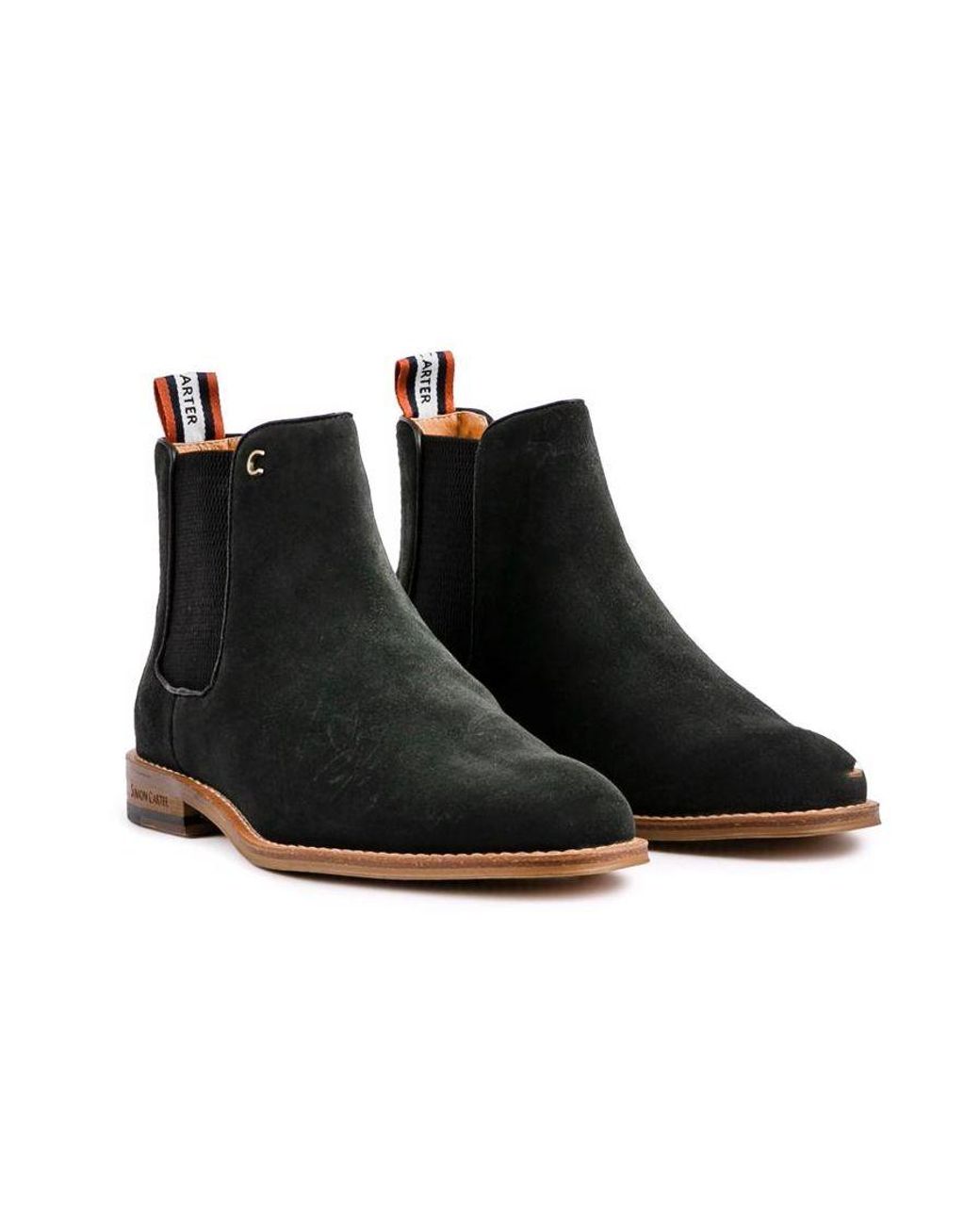Simon Carter Black Elgar 2 Chelsea Boots for men