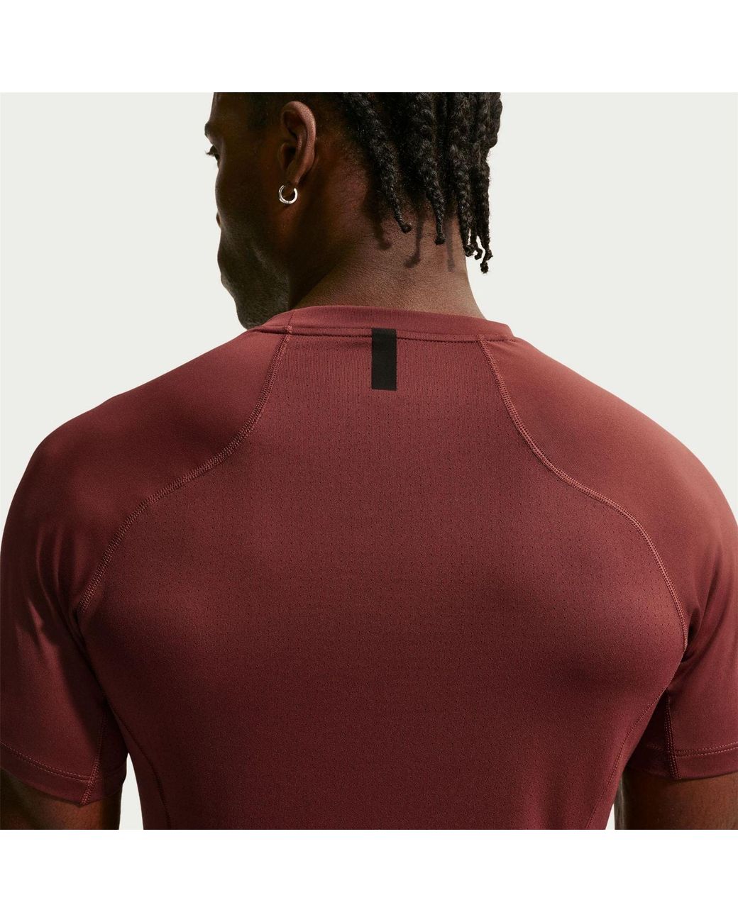 Nike Red Training Dri Fit Short Sleeve Top for men