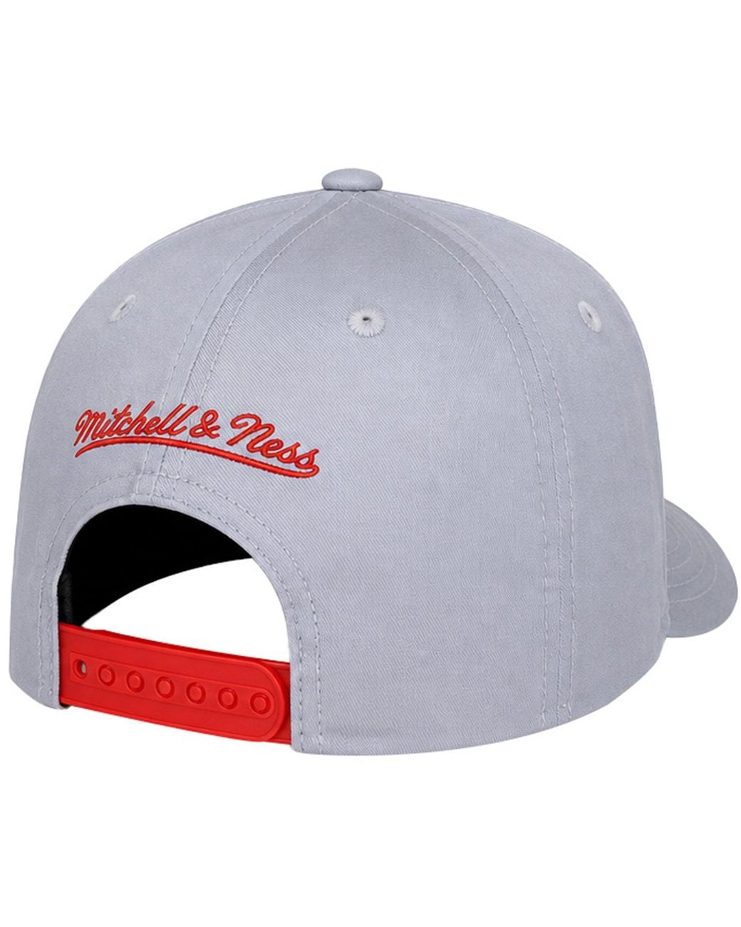 Mitchell & Ness Gray Nba Chicago Bulls Reflective 110 Script Cap