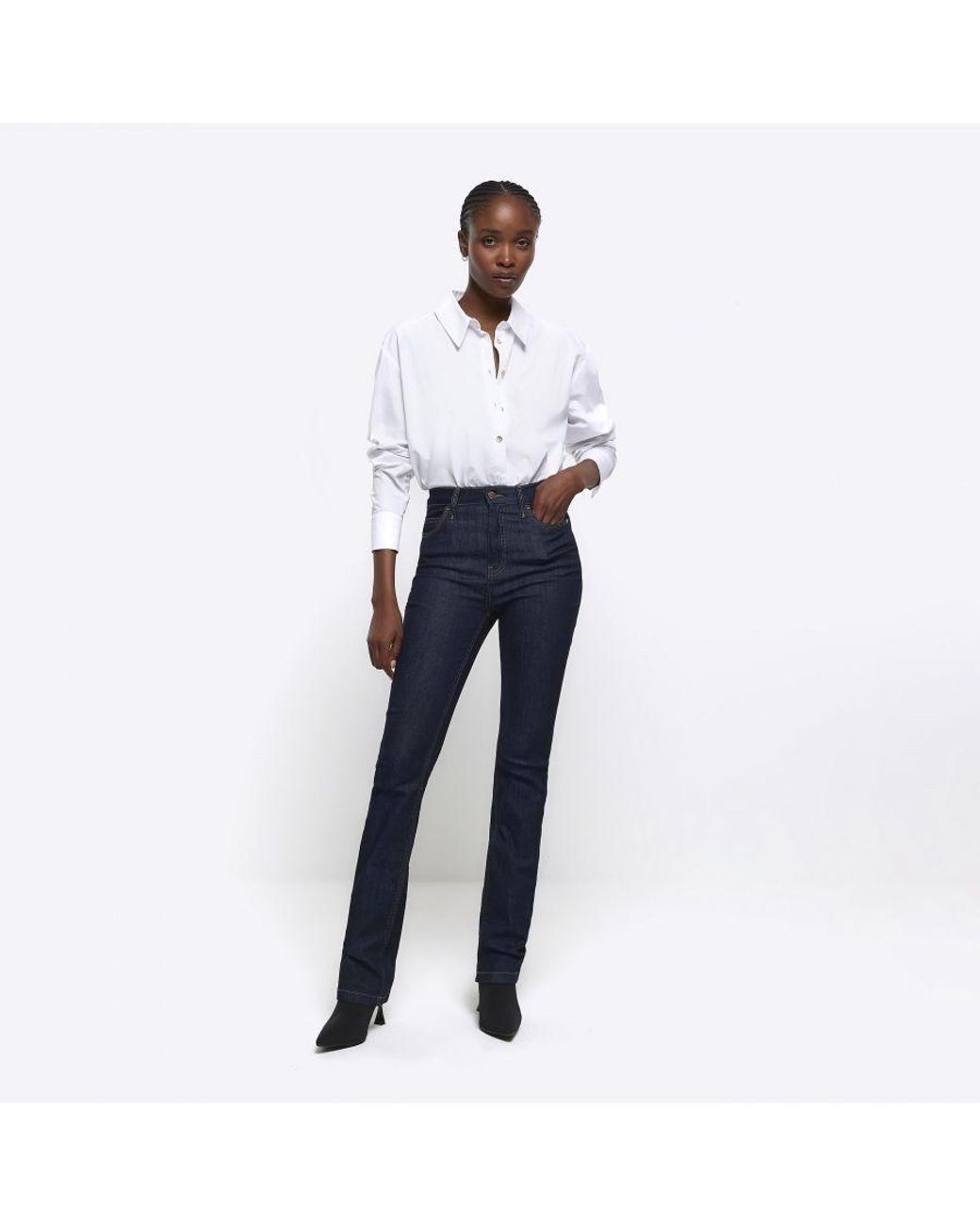 Diamante jeans hotsell river island