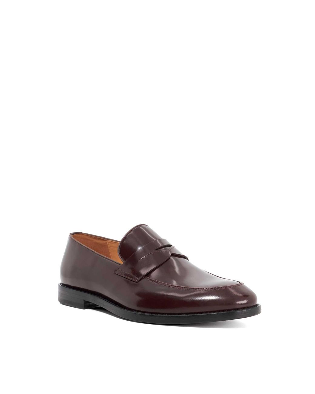 Dune Brown Surrey* Premium Leather Penny Loafers for men