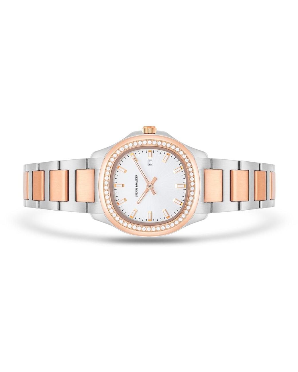 Spears & Walker Metallic Stainless Steel Watch Approx. 32.4 Mm