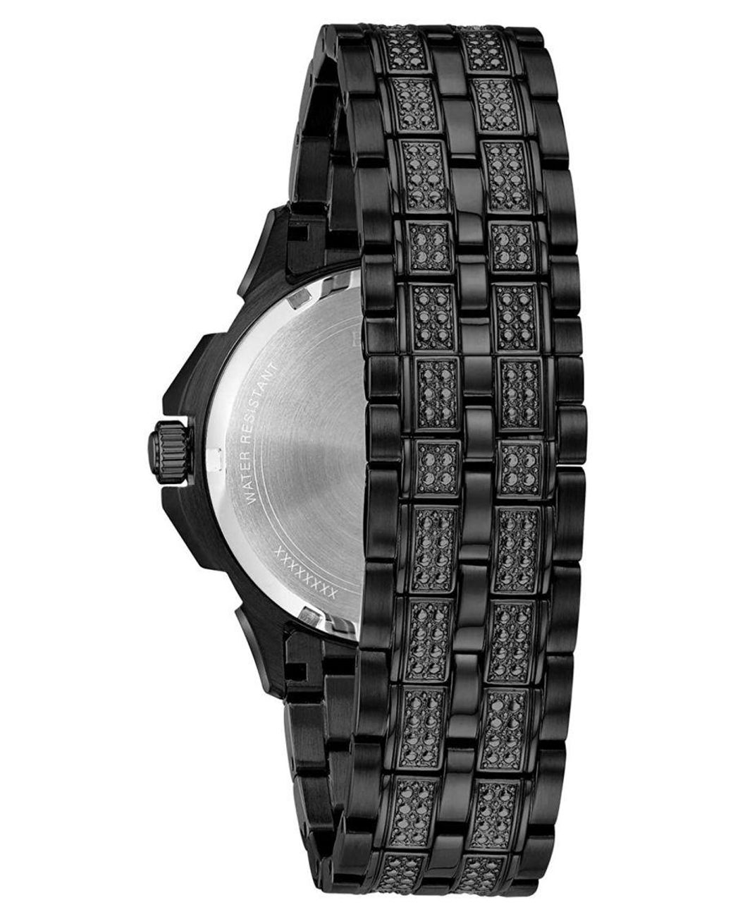Bulova Black Crystal Octava Watch 98C134 for men