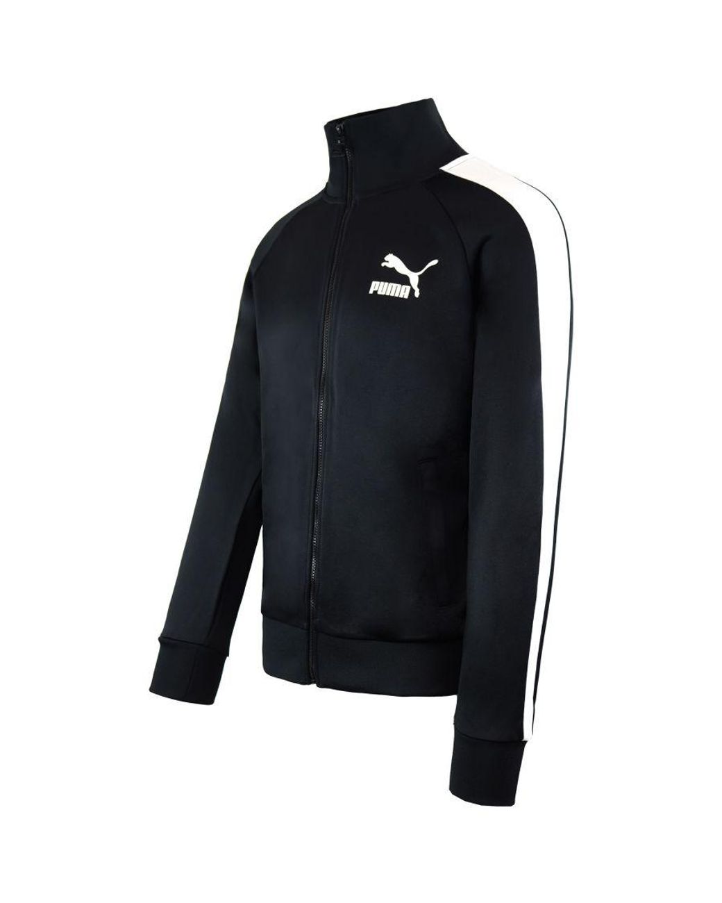 PUMA Blue Iconic T7 Track Jacket for men