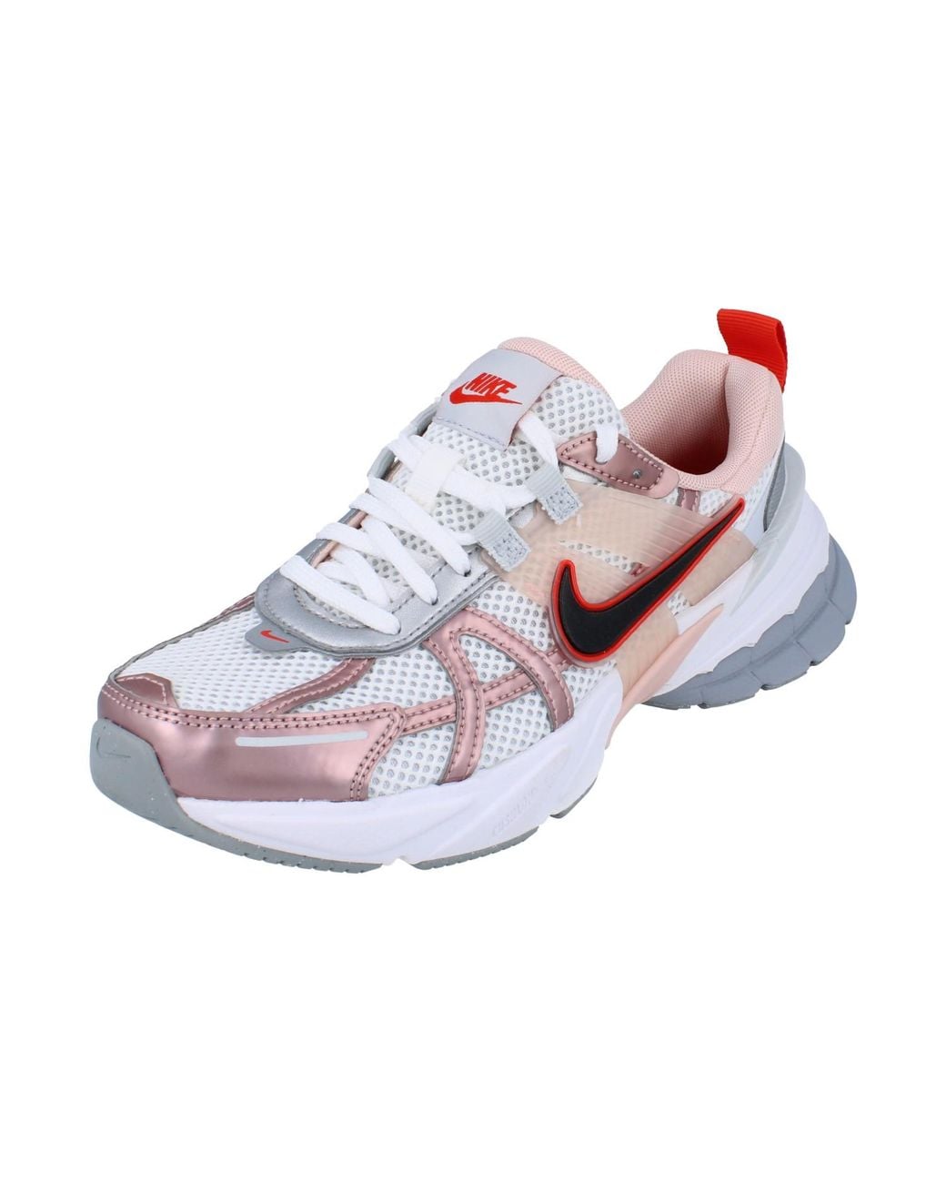 Nike White V2K Run Running Trainers