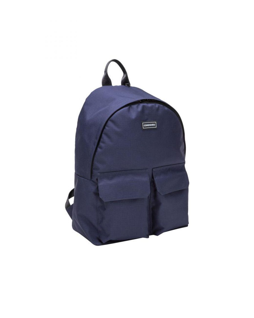 Consigned Blue Daxton Front Pocketed Backpack
