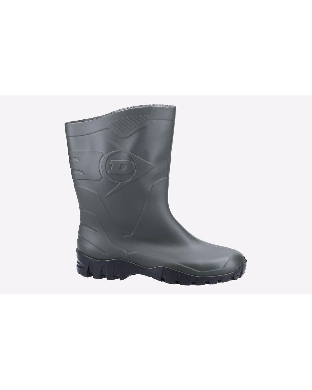 Dunlop Green Dee Calf Length Wellingtons for men