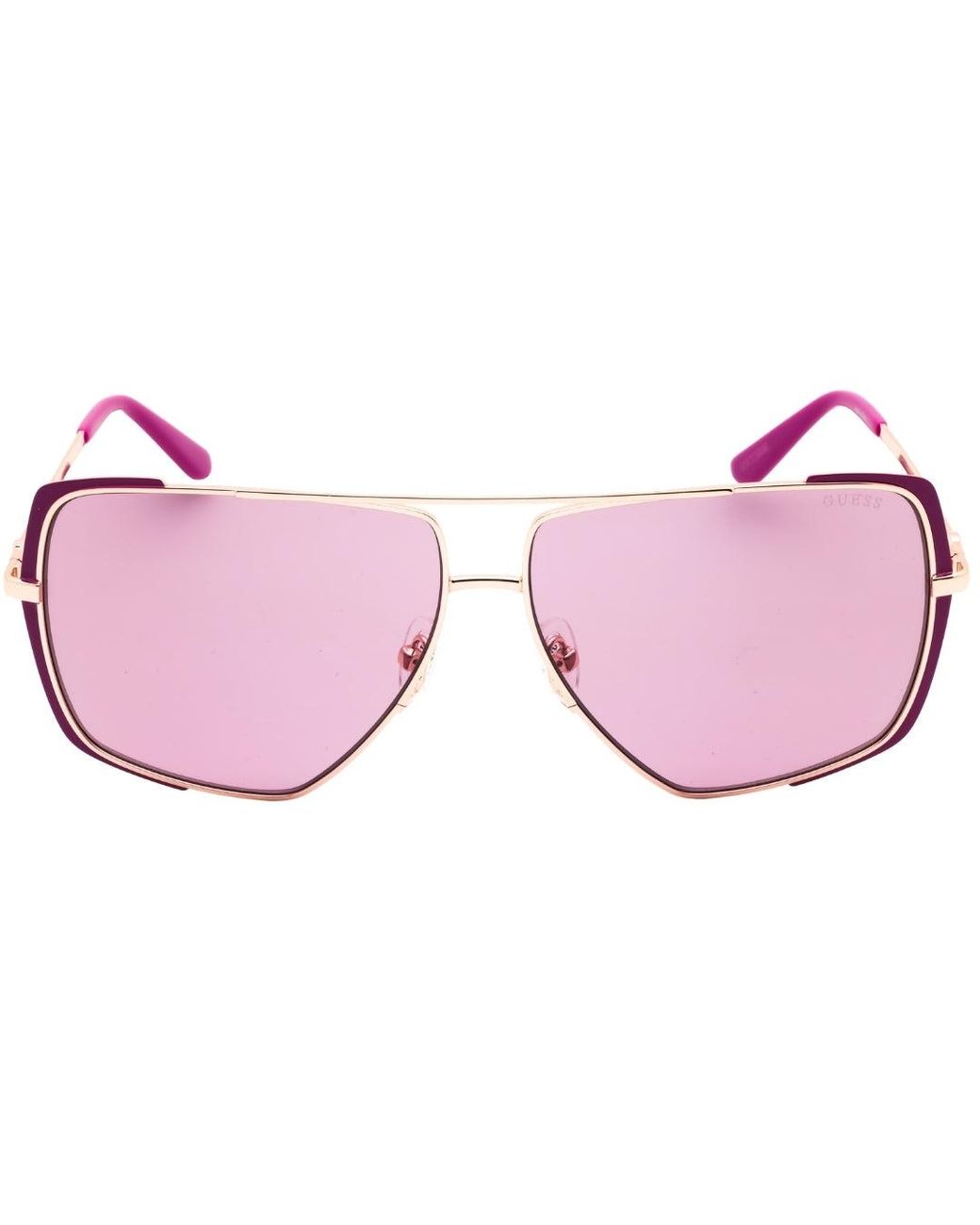 Guess Matte Zonnebril in het Pink