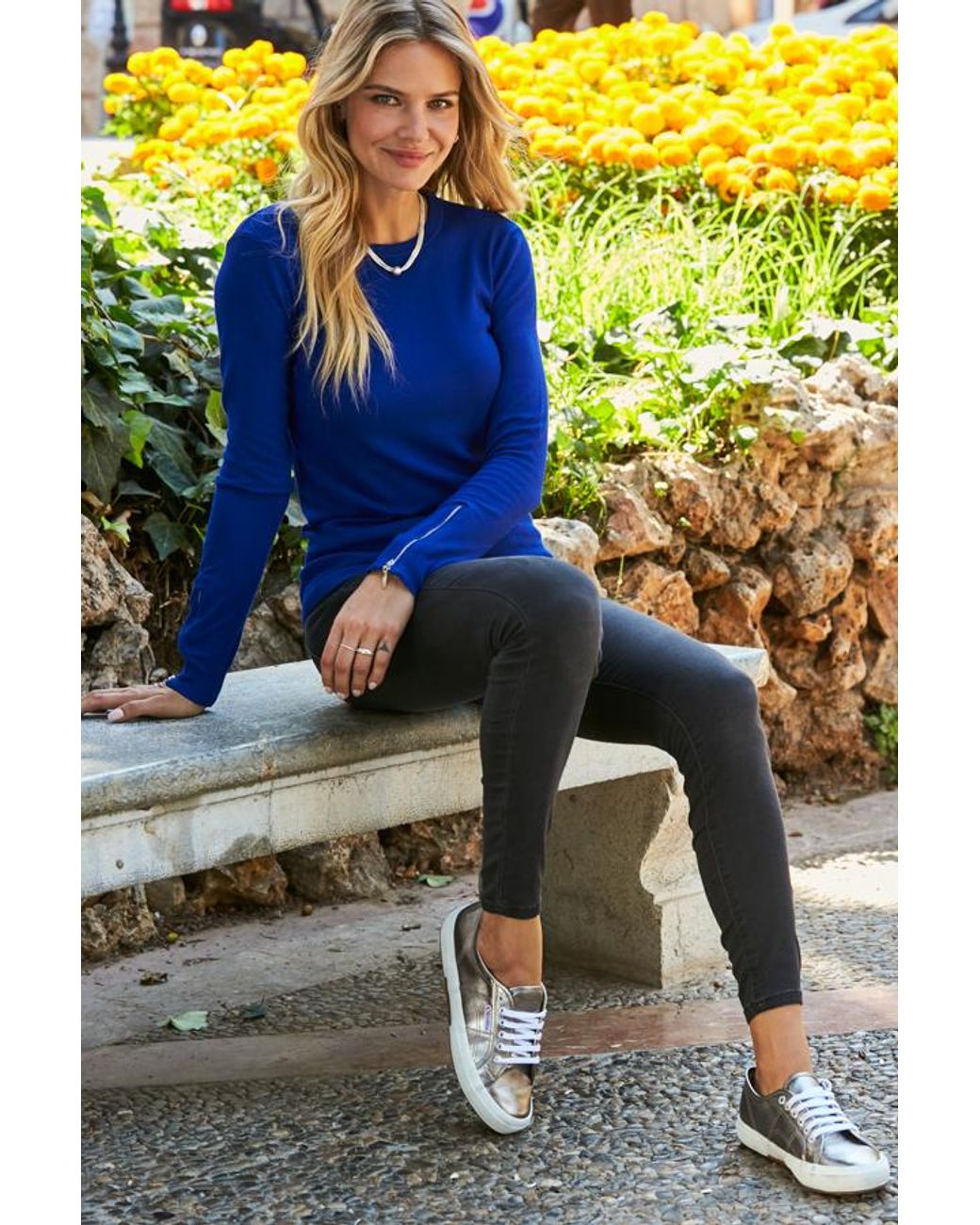 Sosandar Gray Charcoal Perfect Jeggings Cotton