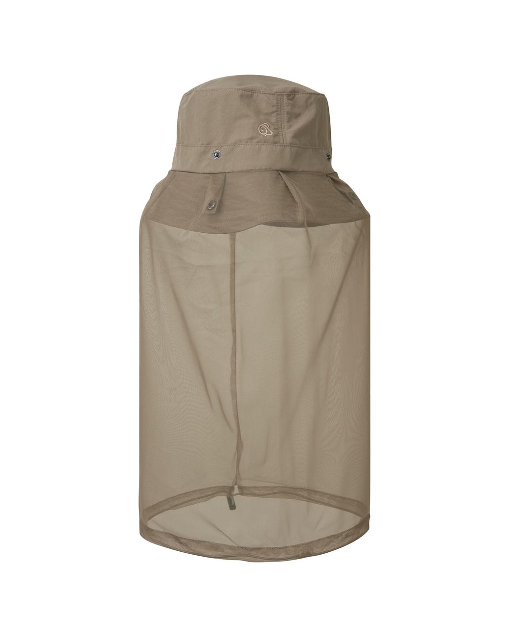 Craghoppers Gray Jungle Nosilife Bucket Hat (Pebble)