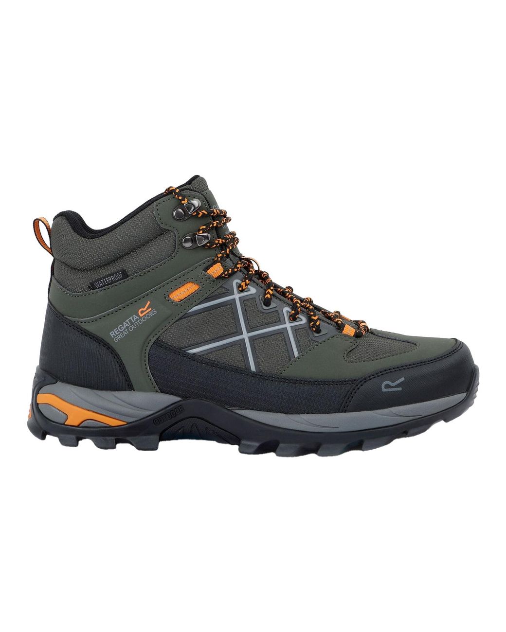 Regatta Green Samaris Iii Walking Boots (Dark/Fox) for men