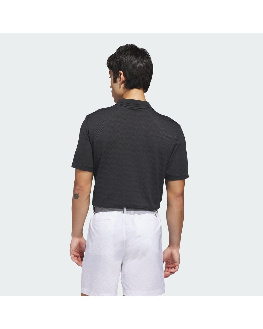 Adidas Originals Black Ultimate365 Tour Seamless Polo Shirt for men