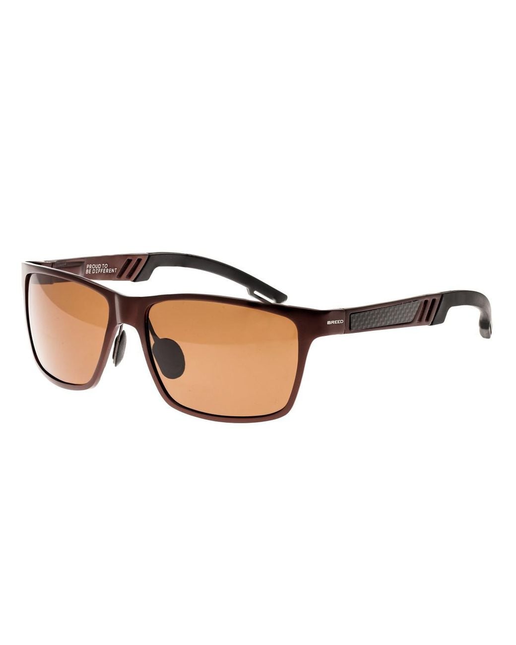 Breed Brown Pyxis Titanium Polarized Sunglasses for men