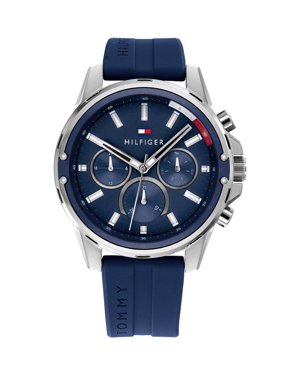 Tommy Hilfiger Blue Mason Watch 1791791 Rubber for men