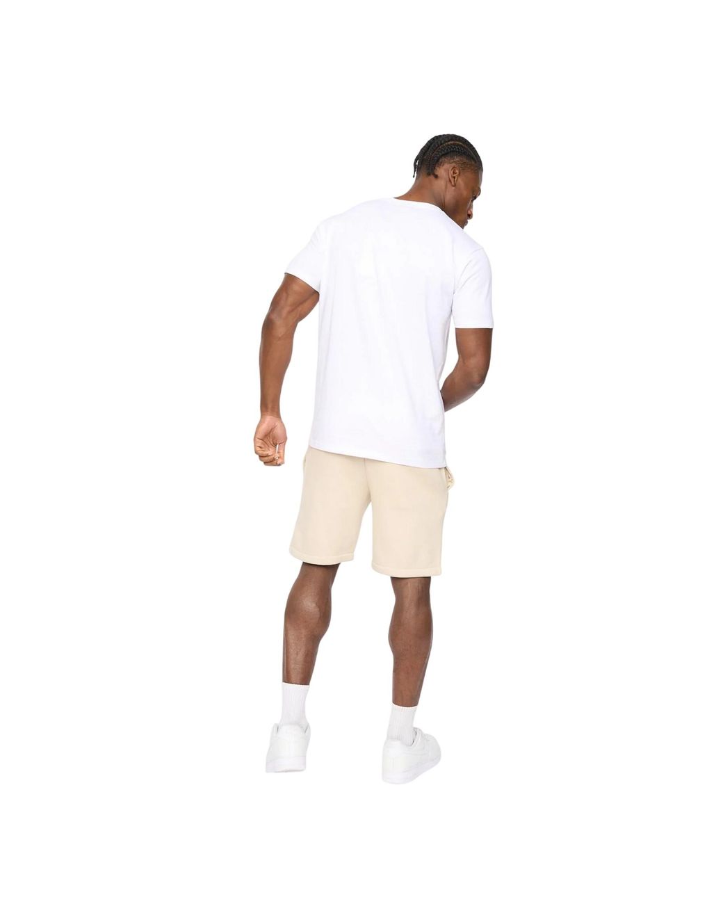 Crosshatch White Bardon Cotton T-Shirt for men