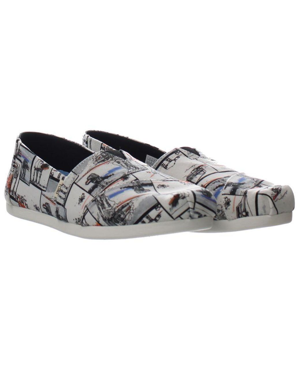 TOMS Gray X Star Wars Espadrilles Canvas