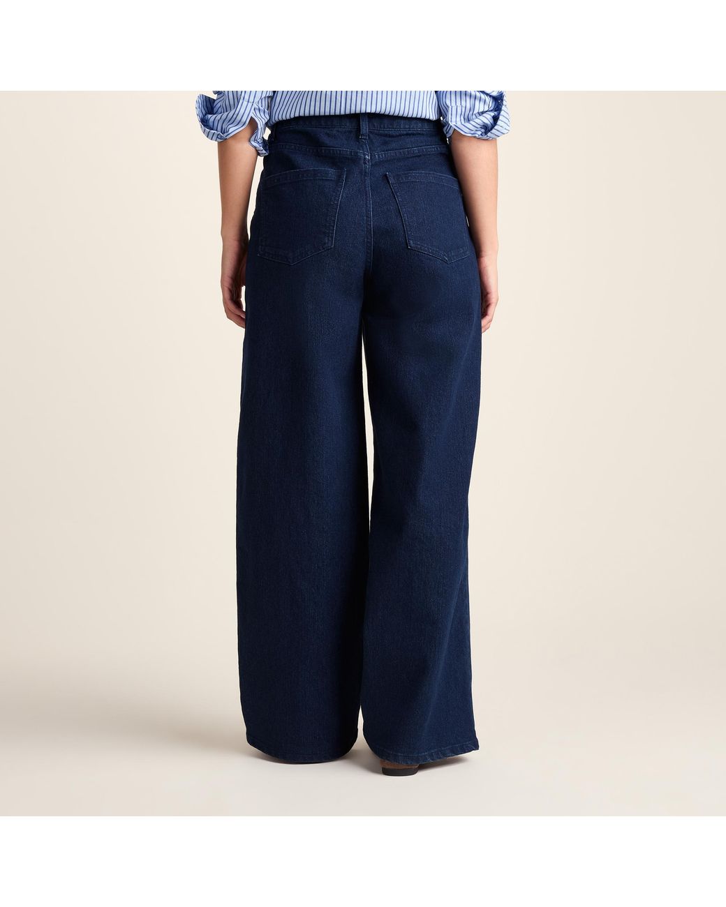TOG24 Blue Harriet High Rise Wide Leg Jeans
