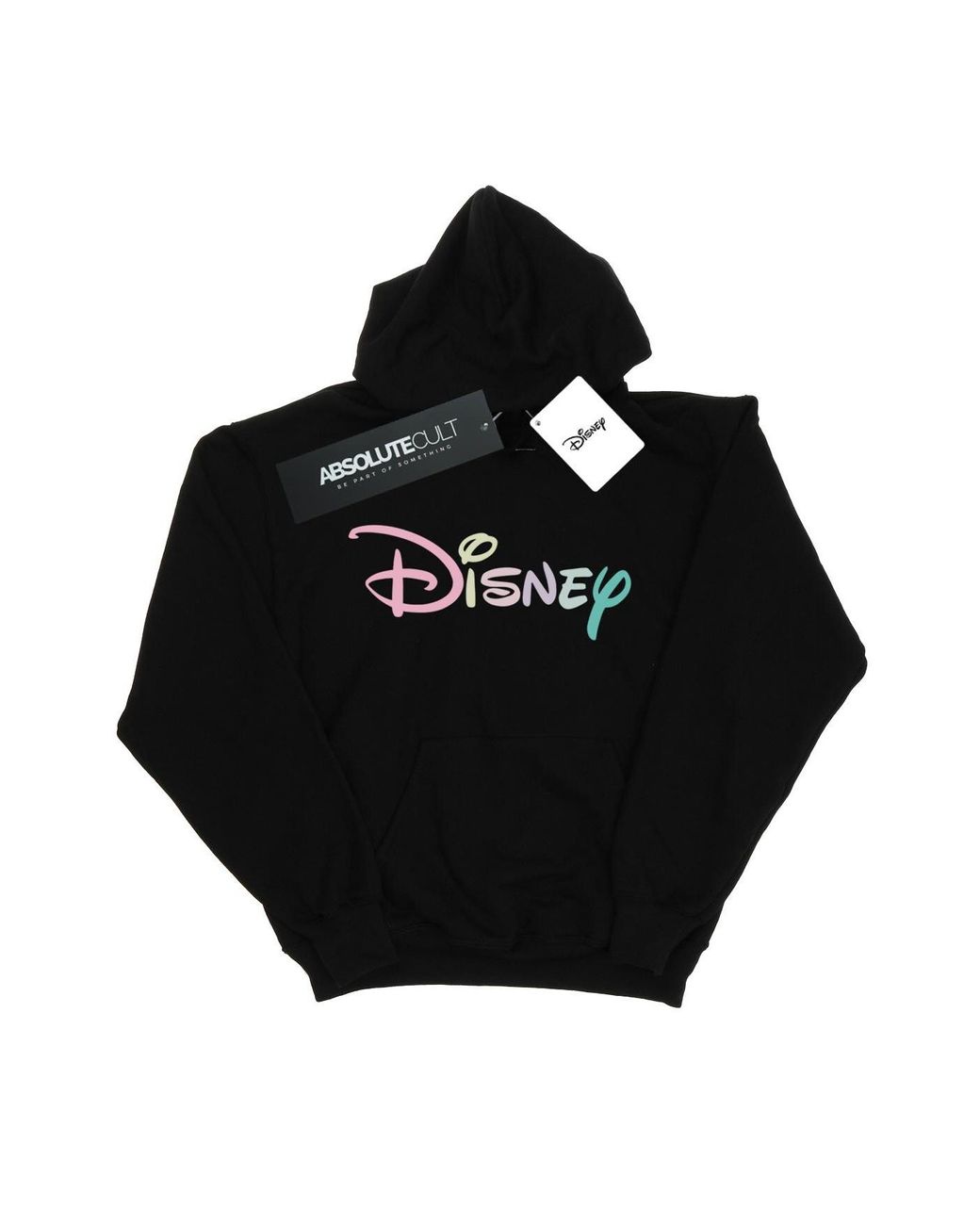 Disney Ladies Pastel Logo Hoodie Material Synthetic in Black Lyst UK