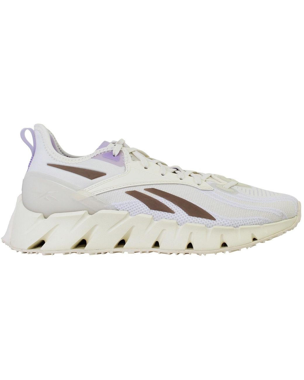 Reebok White Zig Kinetica 3 Running Shoes