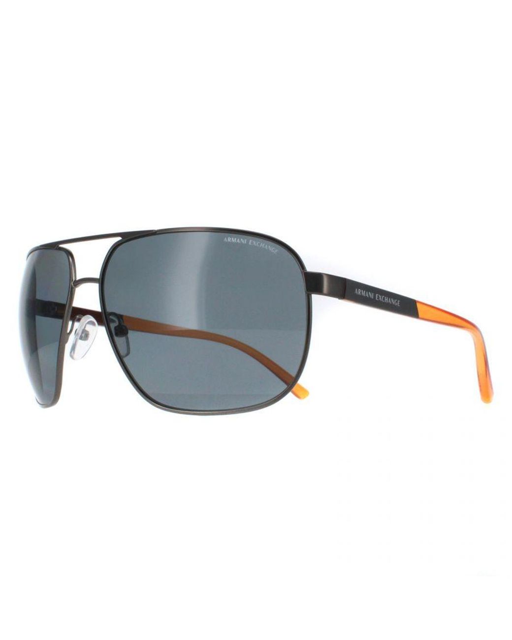 ARMANI EXCHANGE Gray Aviator Polarized Ax2040S Metal