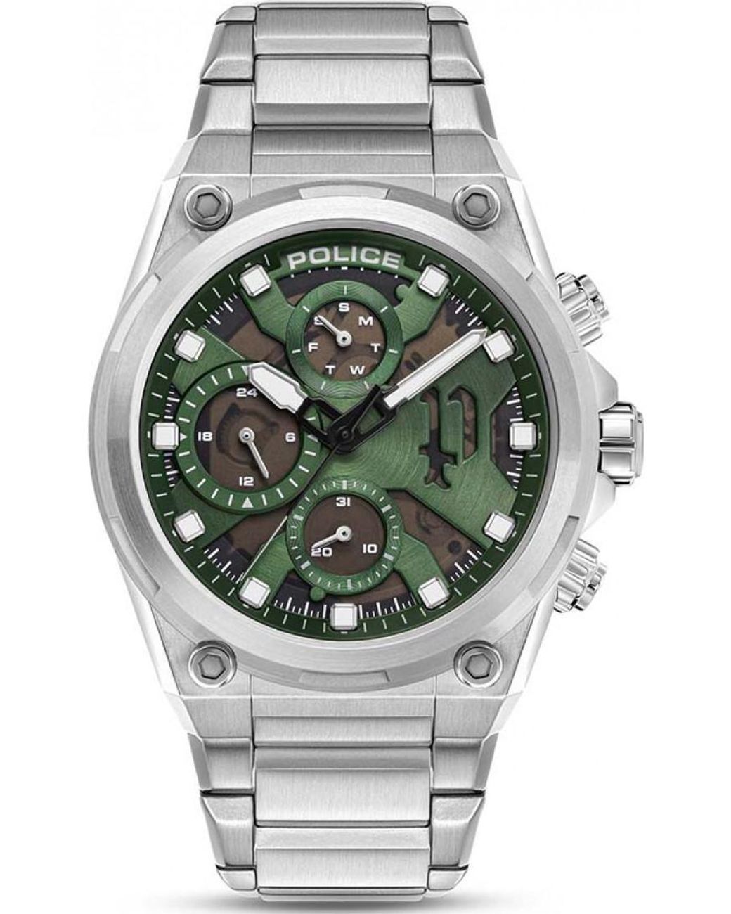 Police Gray Pewgk2239104 Airflow Watch for men