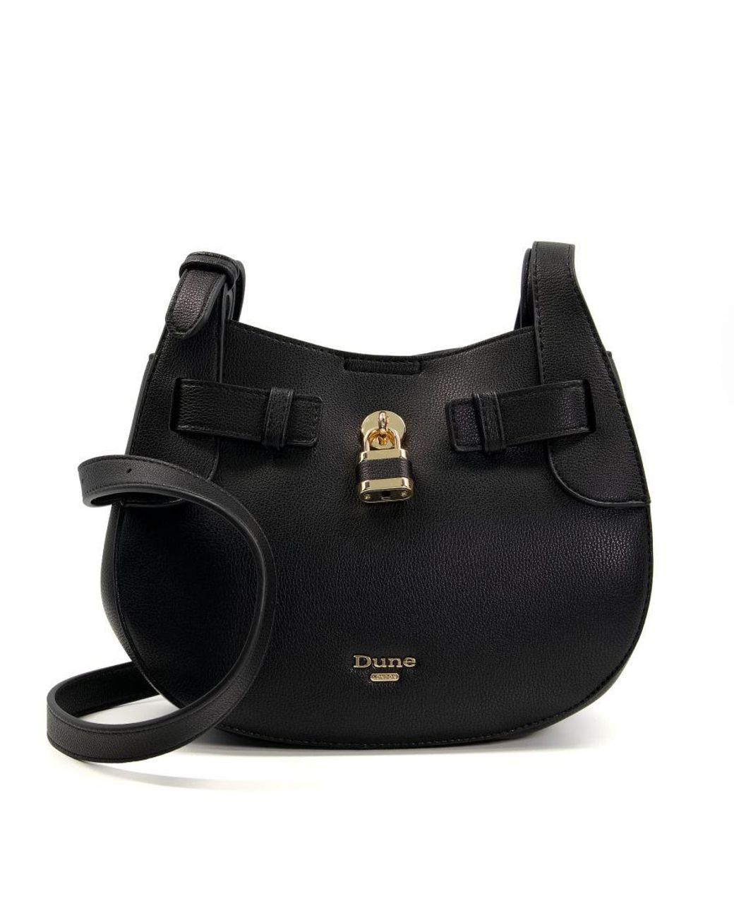 Dune Damieno Metaltrim Crossbody Bag in Black Lyst UK