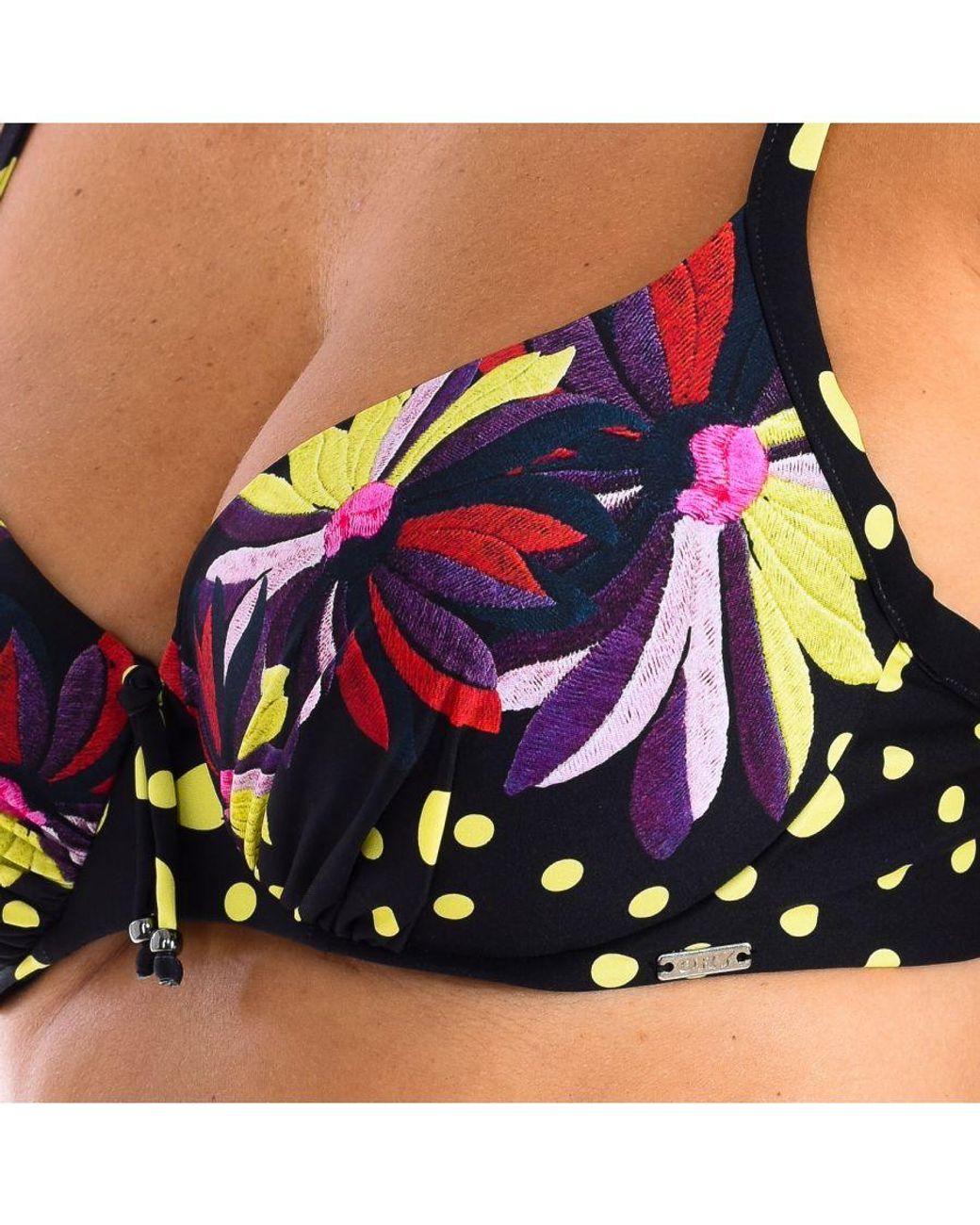 Ory Black Bikini Top W230725