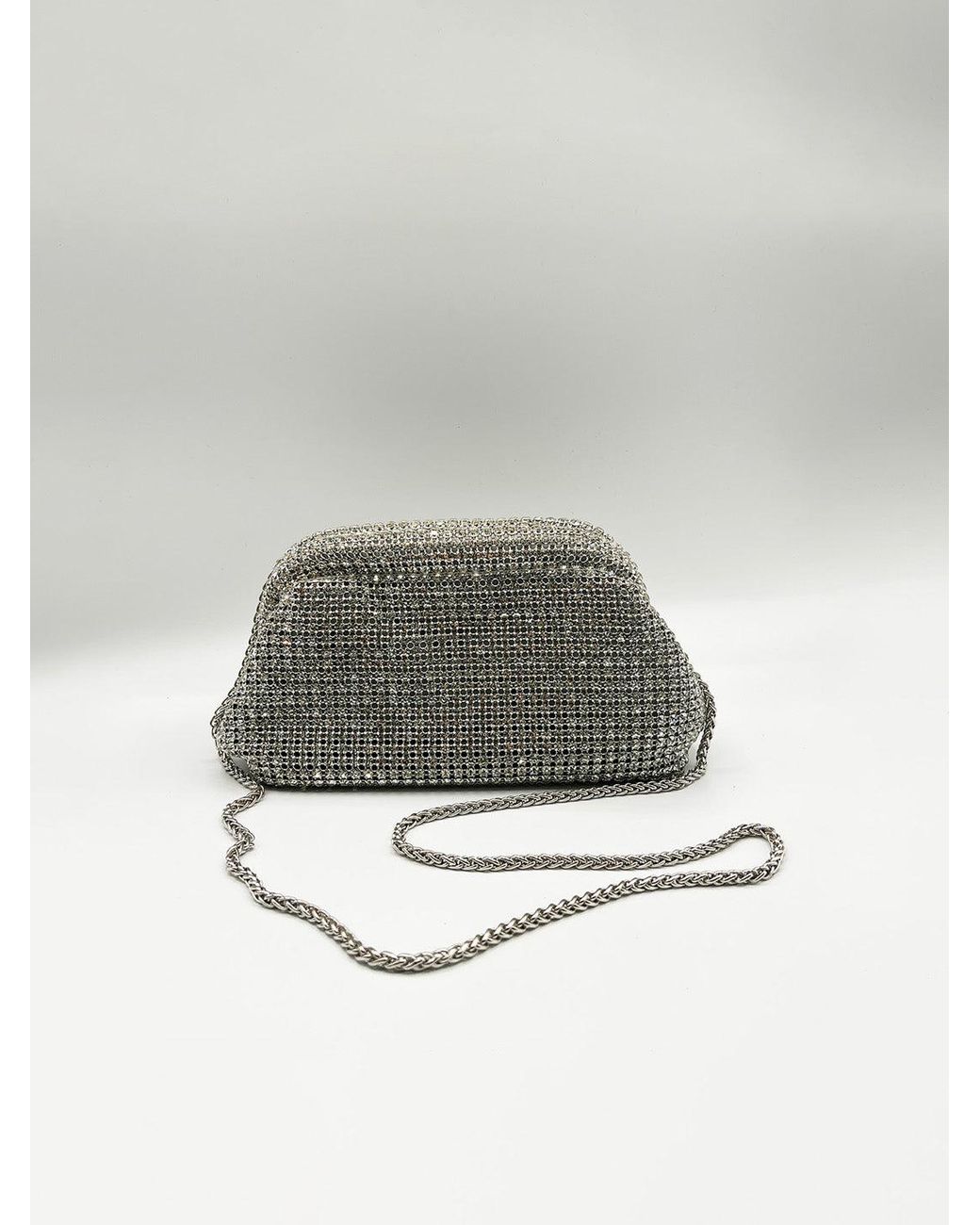 SVNX Black Pouch Clutch Bag