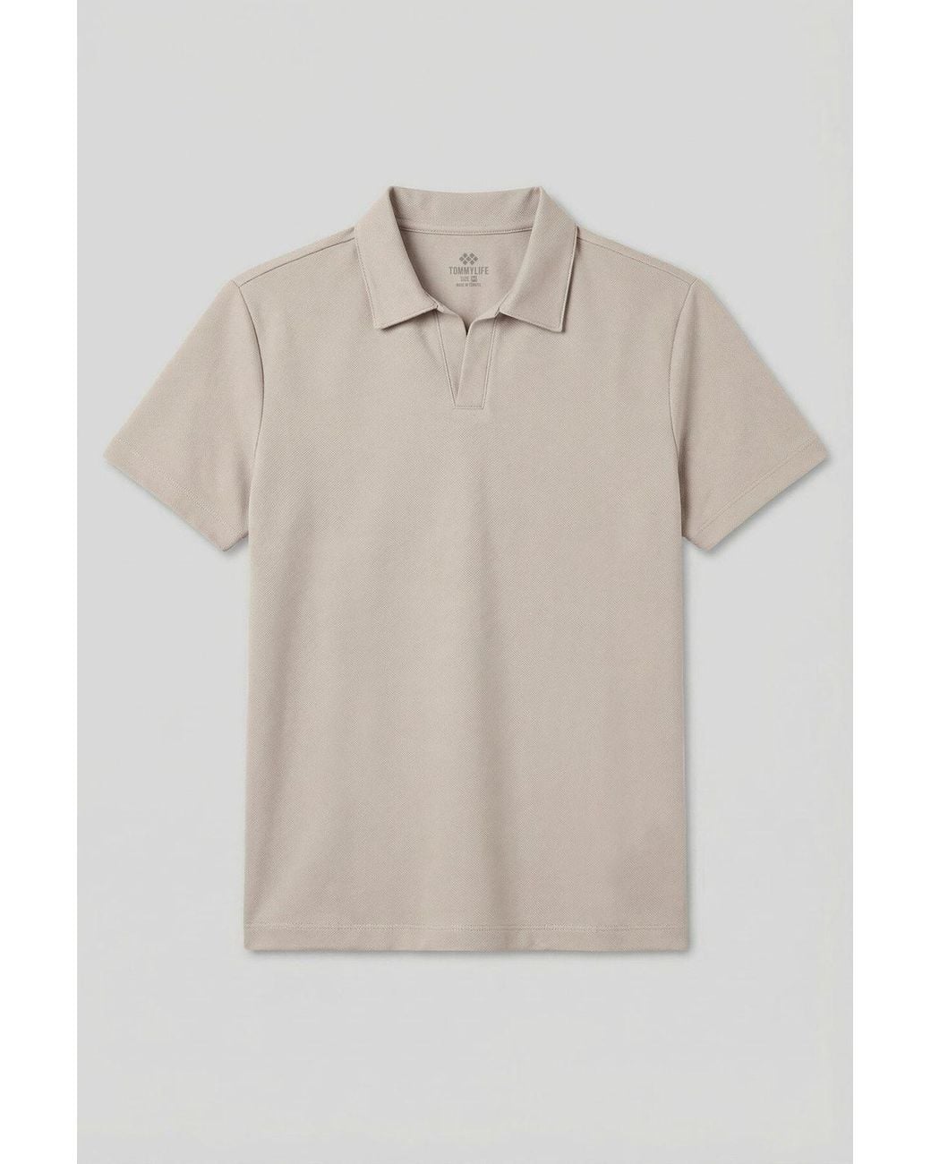 TOMMY LIFE Natural Viscose Blend T-Shirt for men