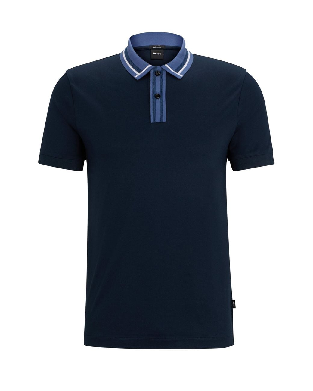Boss Blue Phillipson 36 Polo Shirt Dark for men