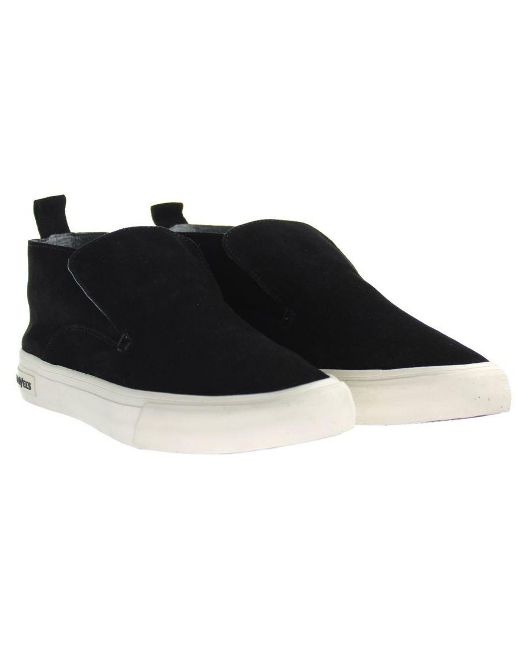 Seavees Black Huntington Middle Shoes Leather