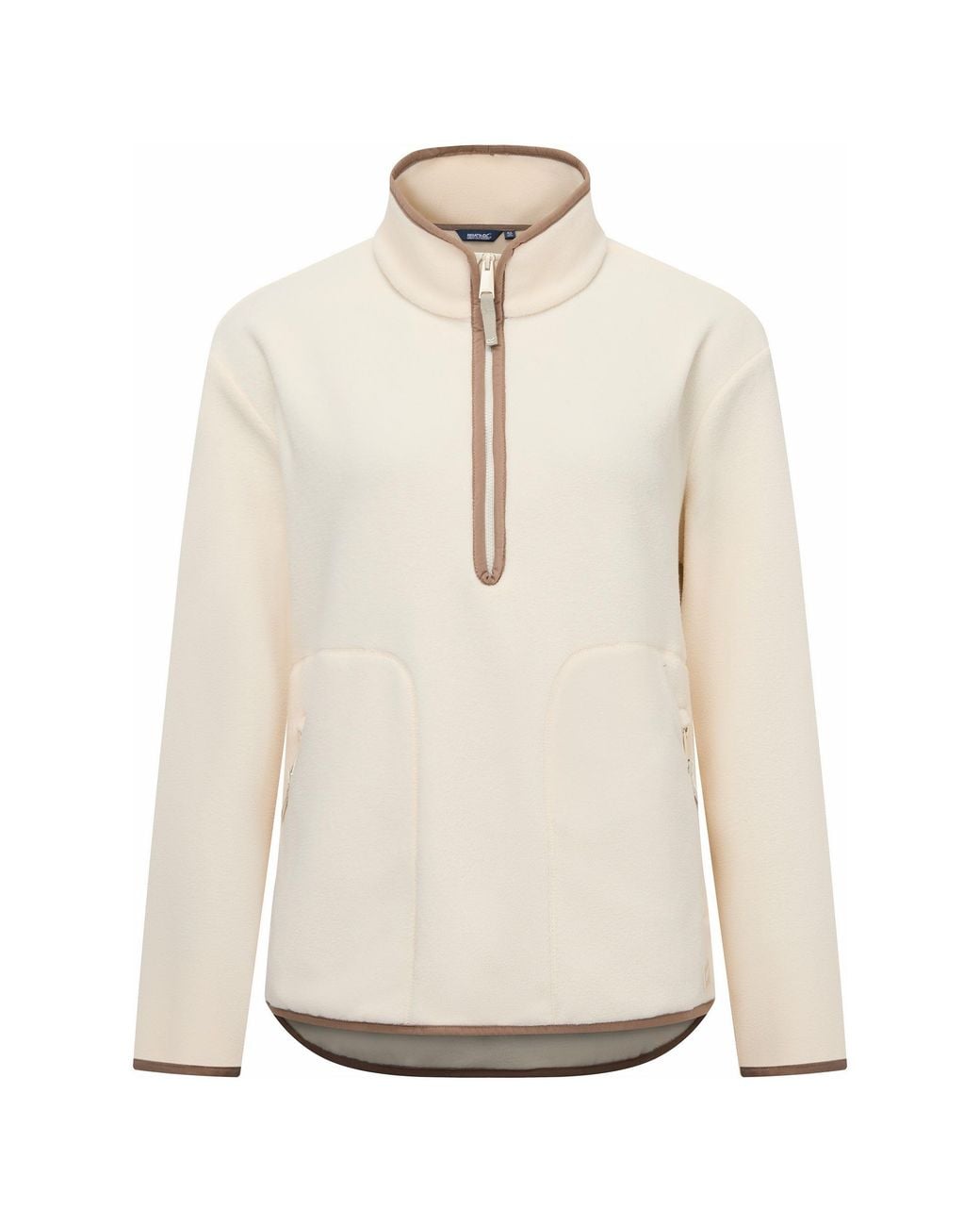 Regatta Natural Ladies Frankie Half Zip Fleece (Light Vanilla/