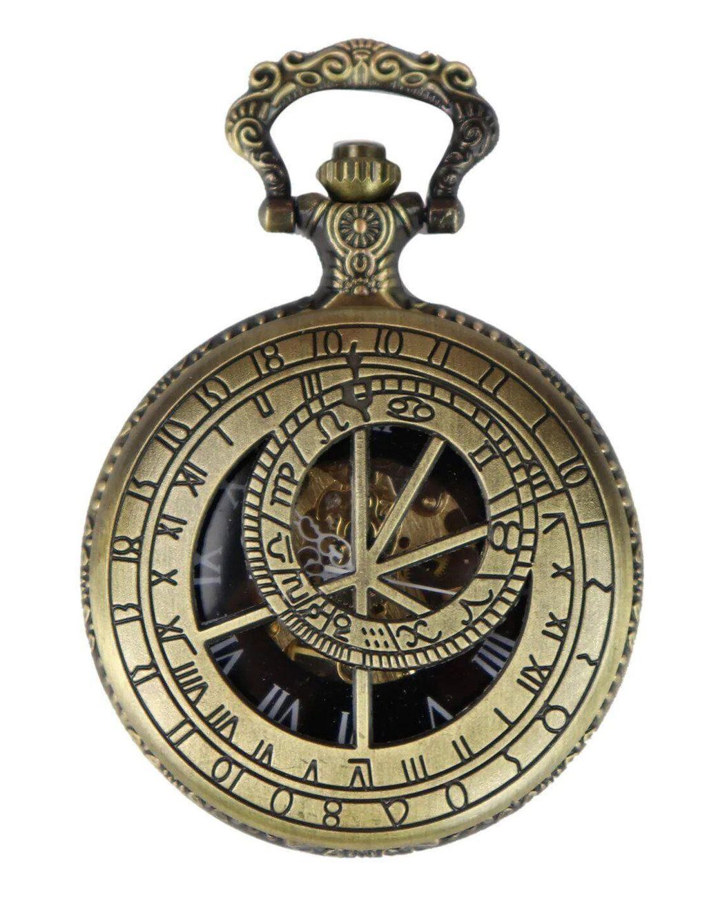 TruClothing Metallic Pocket Watch Mechanical Peaky Blinders Hunter Automatic