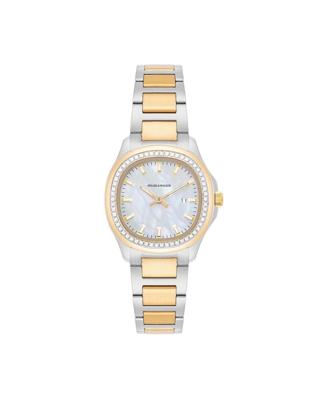 Spears & Walker Metallic Stainless Steel Watch Approx. 32.4 Mm