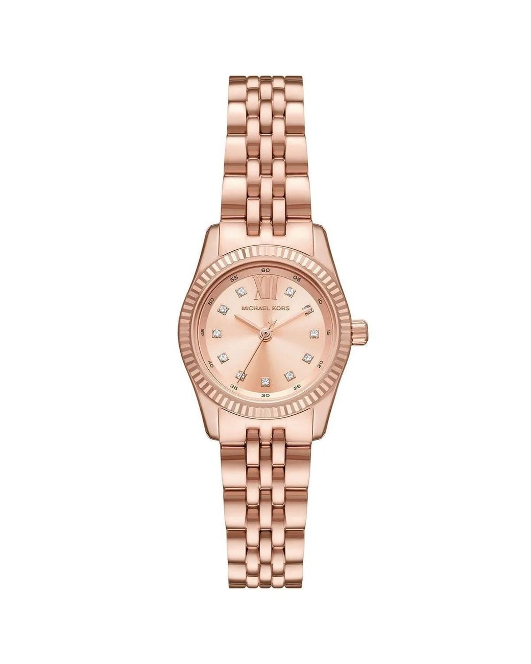 Michael Kors Pink Mk4739 Lexington Dial Ladies Watch Stainless Steel