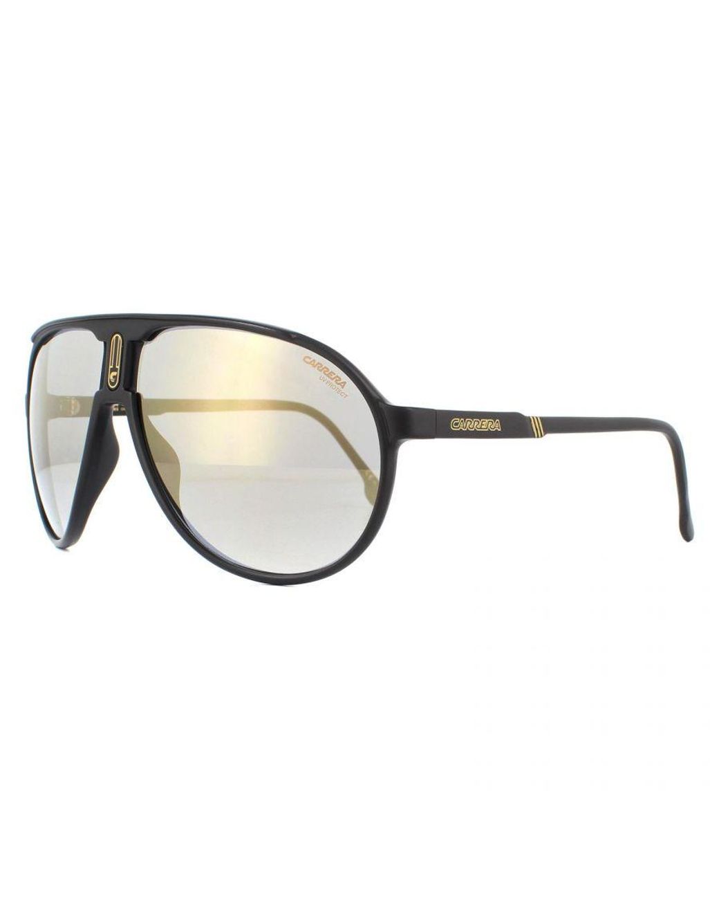 Carrera Brown Sunglasses Champion 65 003/Jo Matte Bronze Mirrored for men