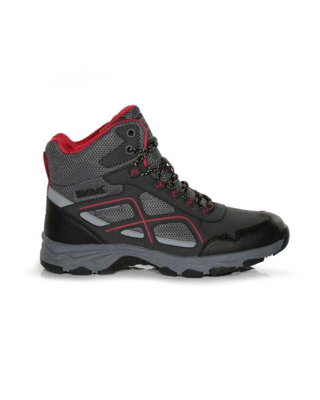 Regatta Black Vendeavour Waterproof Lace Up Walking Boots