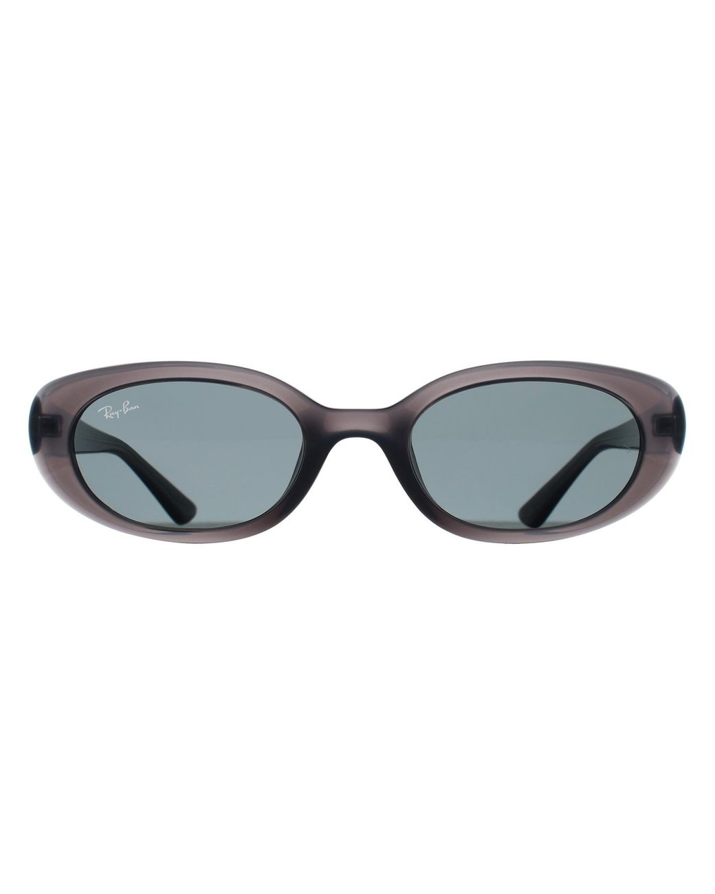 Ray-Ban Gray Oval Transparent Dark Rb4441D