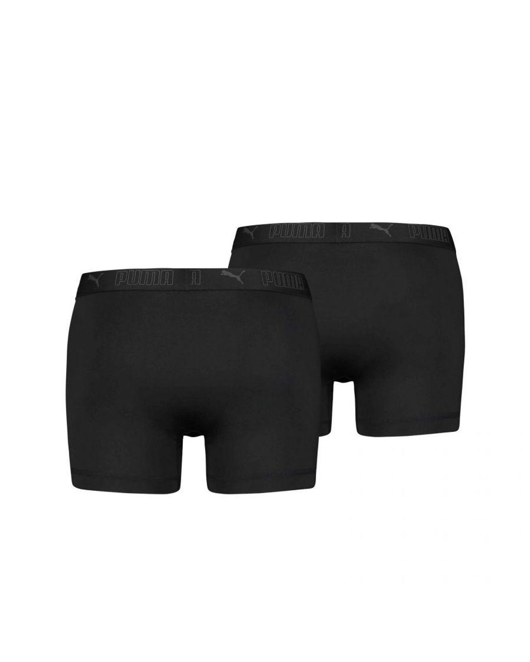 PUMA Black Active Boxer Shorts (Pack Of 2) for men
