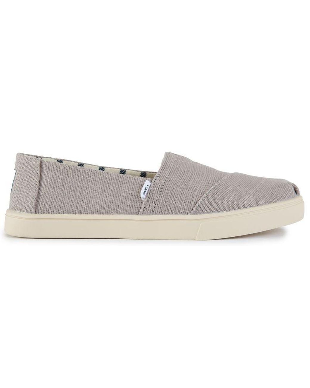 TOMS Gray Alpargata Cupsole Shoes