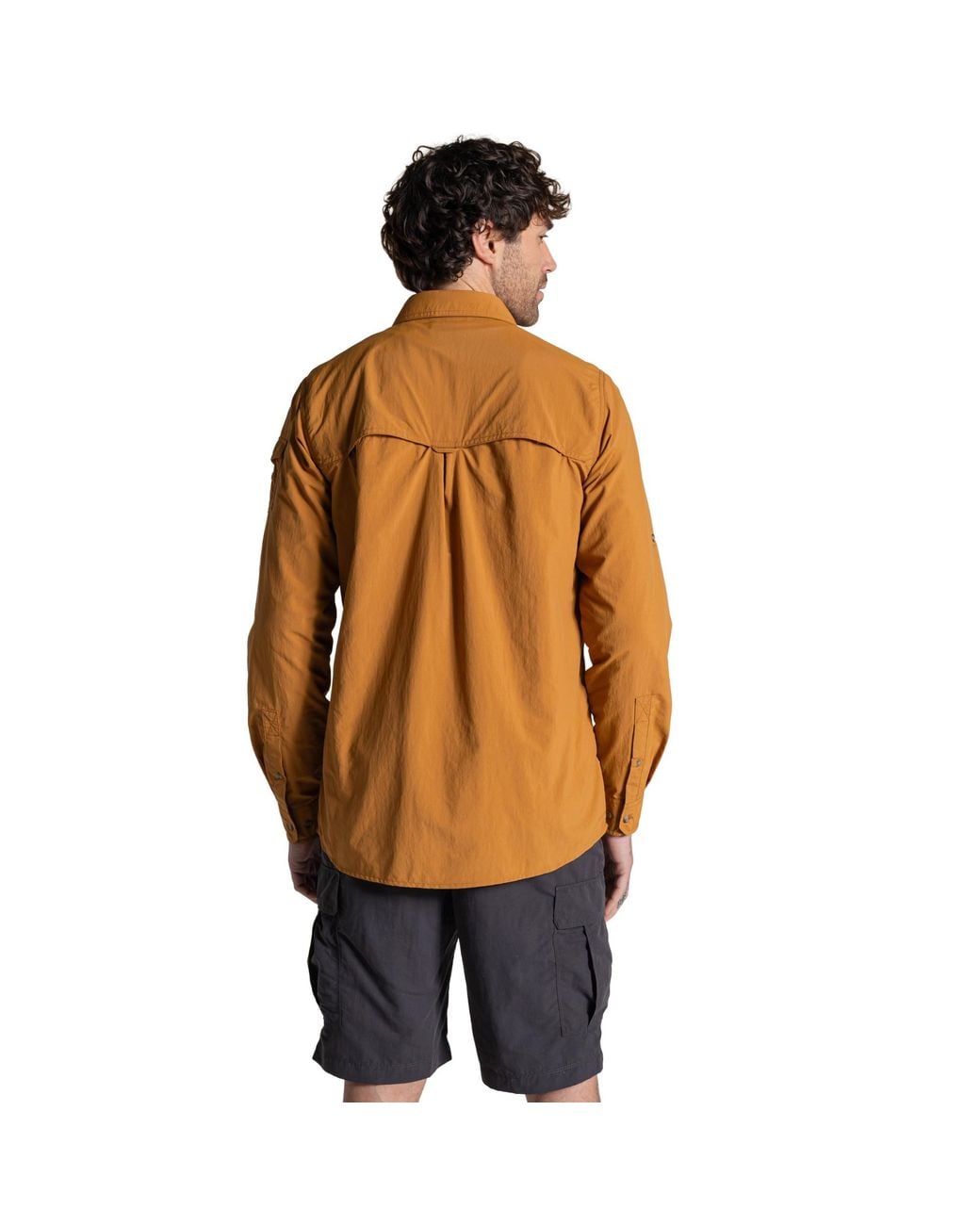 Craghoppers Brown Adventure Iii Nosilife Long-Sleeved Shirt (Deep Henna) for men