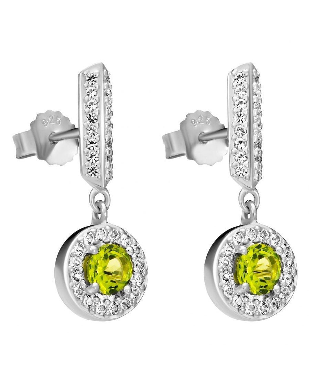 Orphelia Metallic 'Bristol' 925 Sterling Drop Earrings