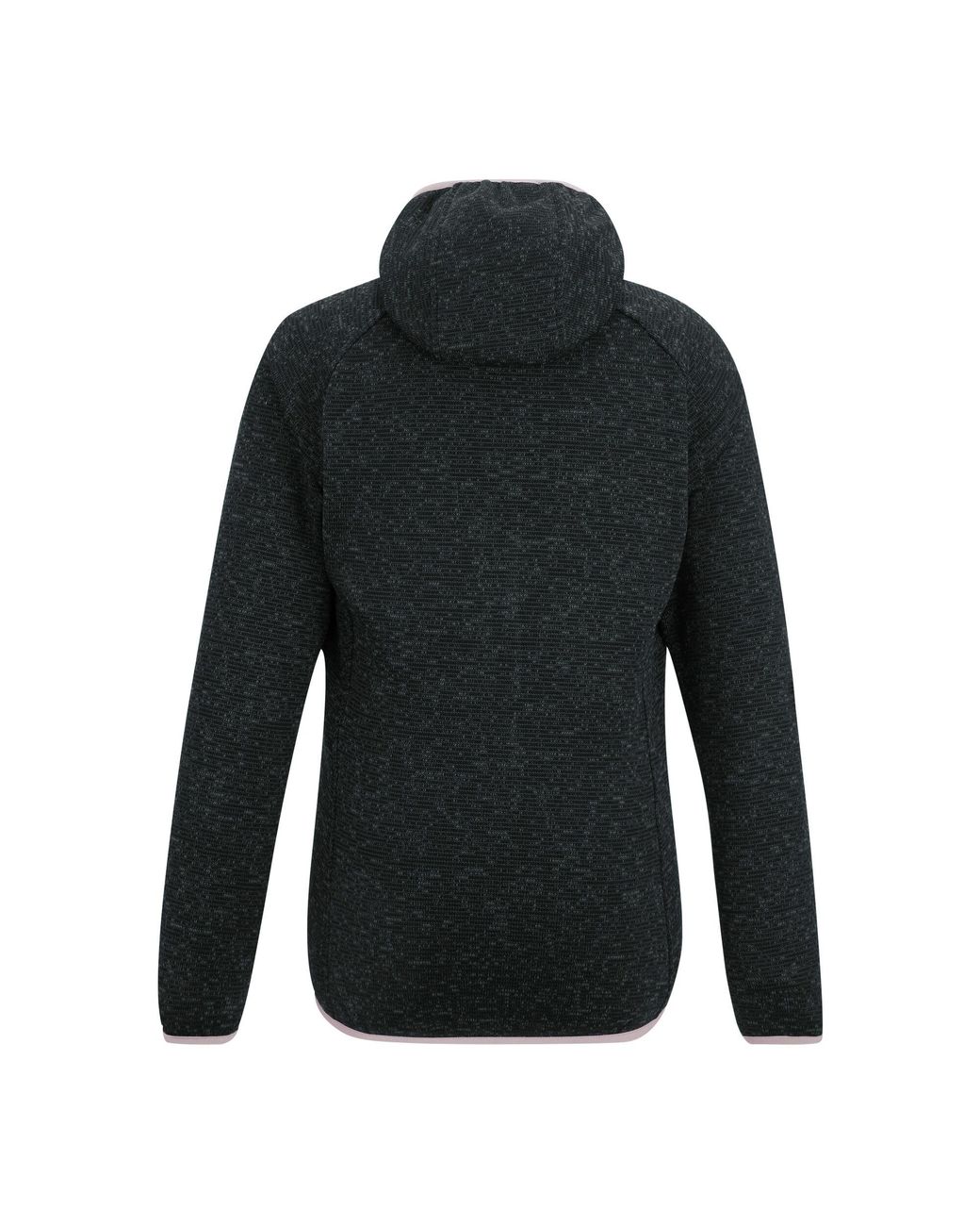 Regatta Black Ladies Newhill Hooded Fleece Jacket (Dark Storm)