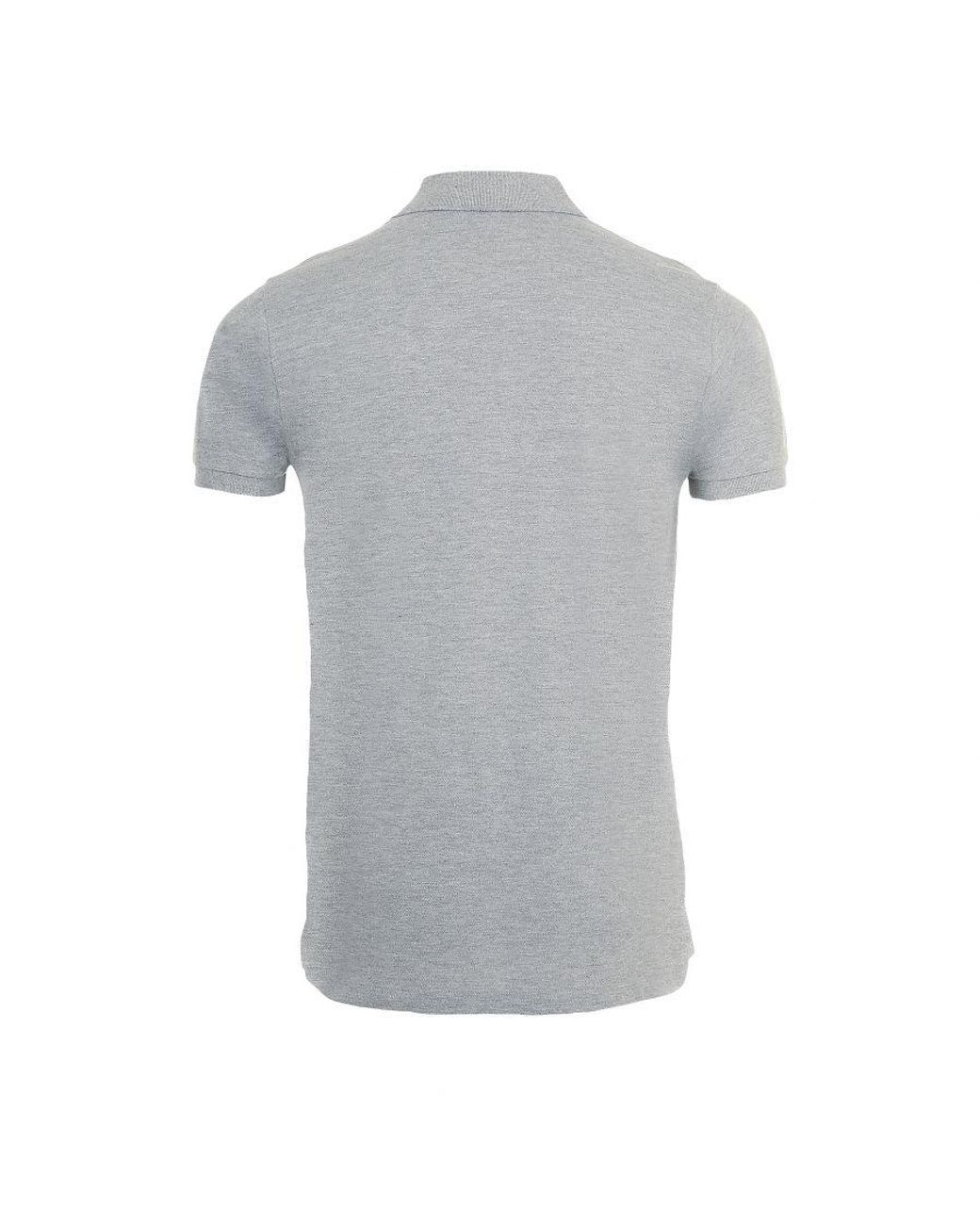 Sol's Gray Phoenix Short Sleeve Pique Polo Shirt Marl) for men