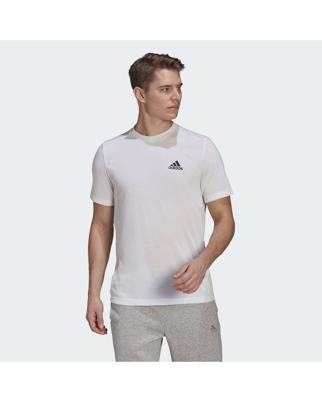 adidas Originals Aeroready Designed To Move Feelready Sport Tee in