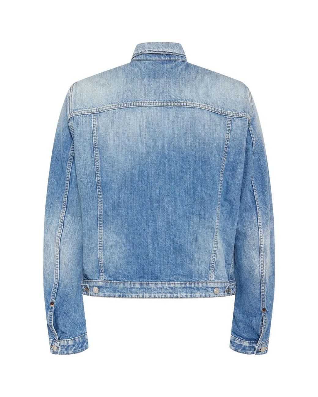 DSquared² Blue Heritage Boxy Denim Jacket for men