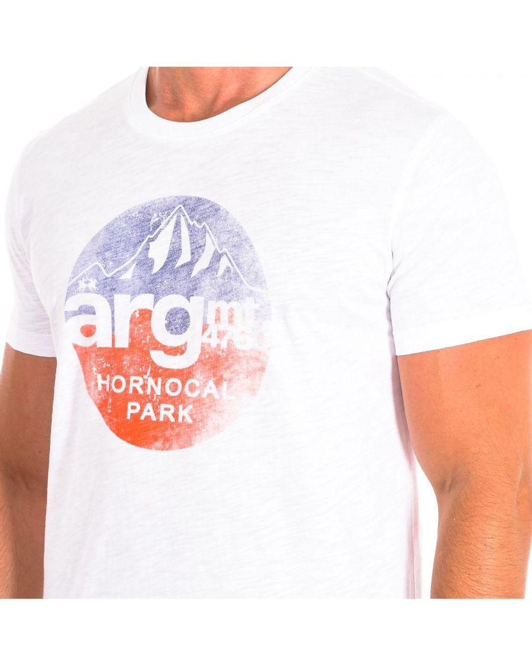 La Martina White Short Sleeve T-Shirt Tmr313-Js259 for men