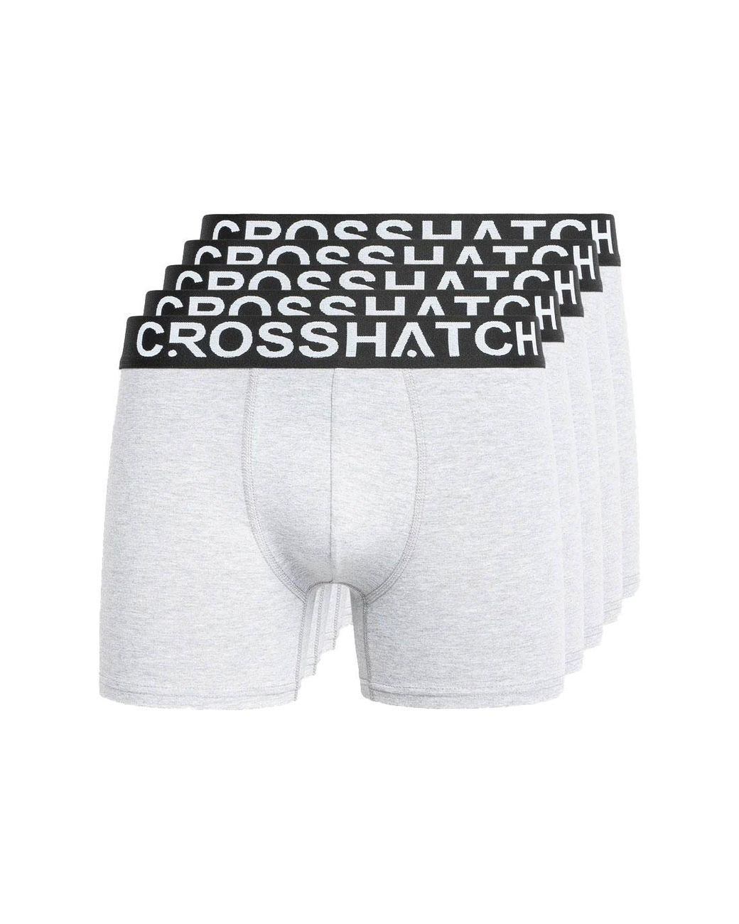 Crosshatch Blue Astral Boxers (5 Pack) for men