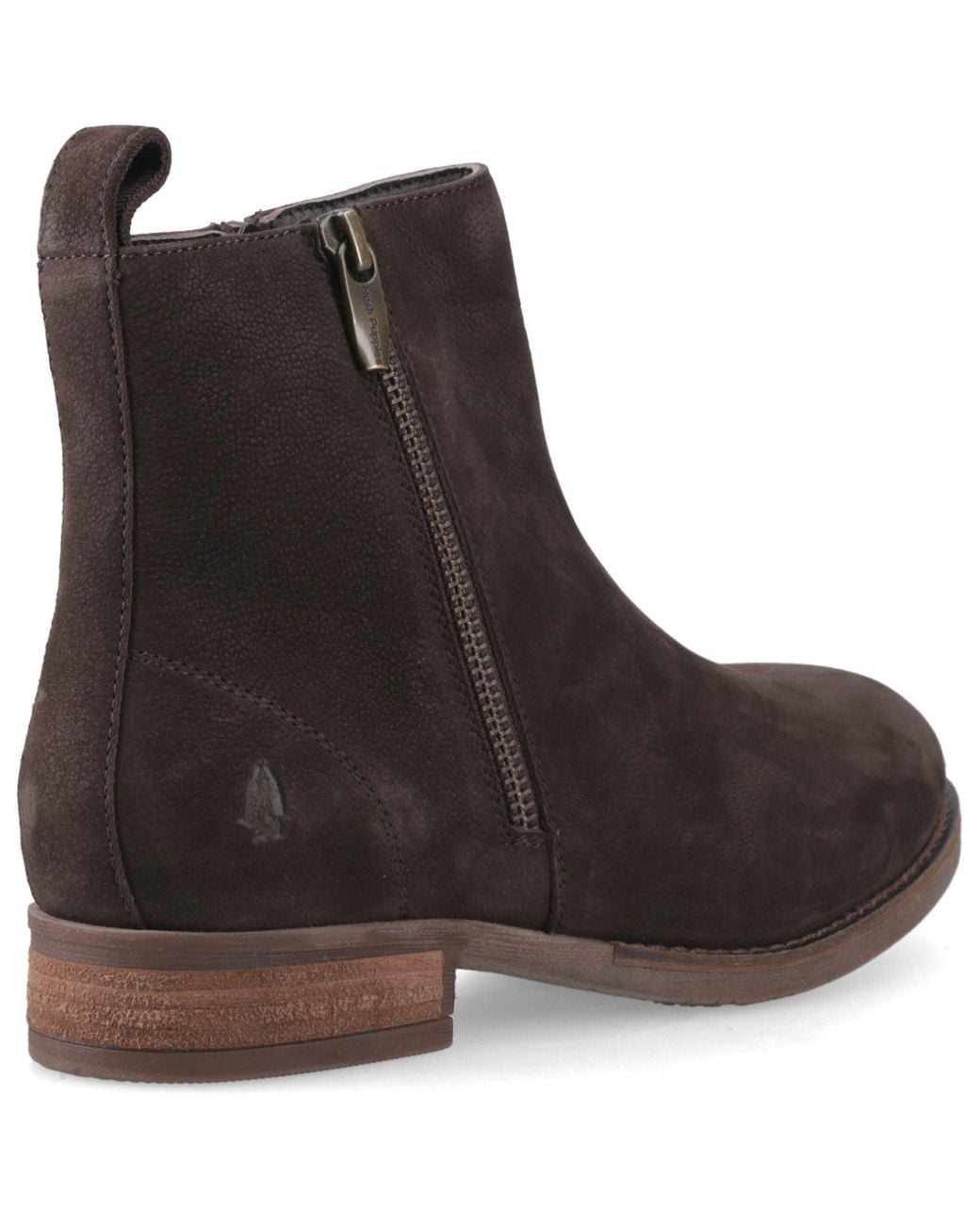 Hush Puppies Brown Ethel Leather Boots